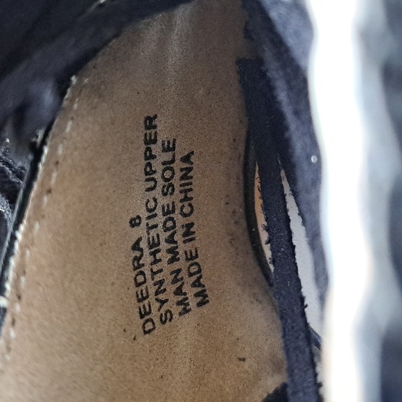 Zigi Soho Deebra Stylish Black Woven Strap Y2k Fringe Stylish Stiletto High Heel - Picture 6 of 10